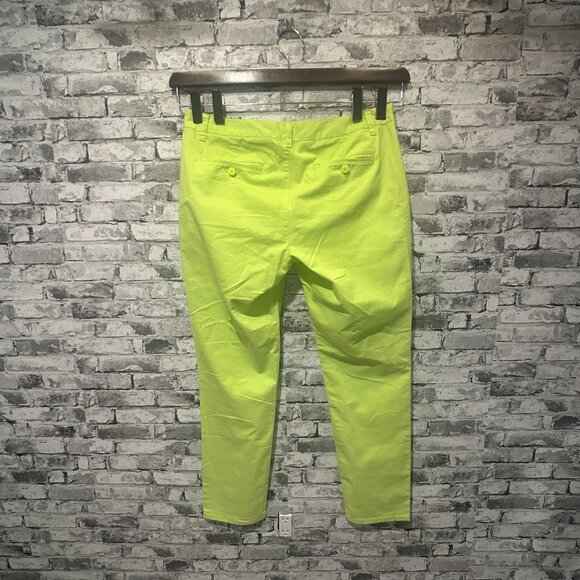 EUC Bonobos Men's Lime Green Stretch Washed Chinos Size 34W 30L - Picture 6 of 15